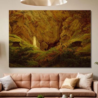 Tombes De Ceux Qui Sont Tombés Dans La Lutte Pour L'Indépendance Caspar David Friedrich, cdf38 tableau impression sur toile