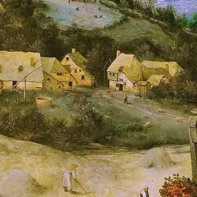 Fienagione Pieter Bruegel pbr10 quadro stampa su tela