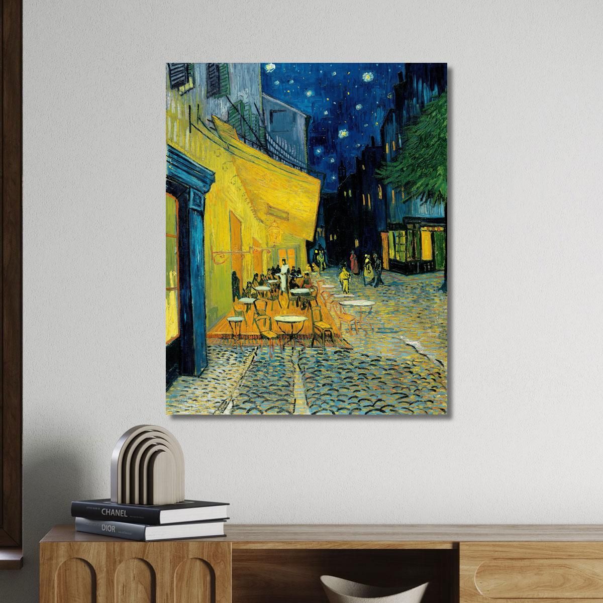 Terrazza Del Caffè Di Notte Vincent van Gogh vvg2 quadro stampa su tela