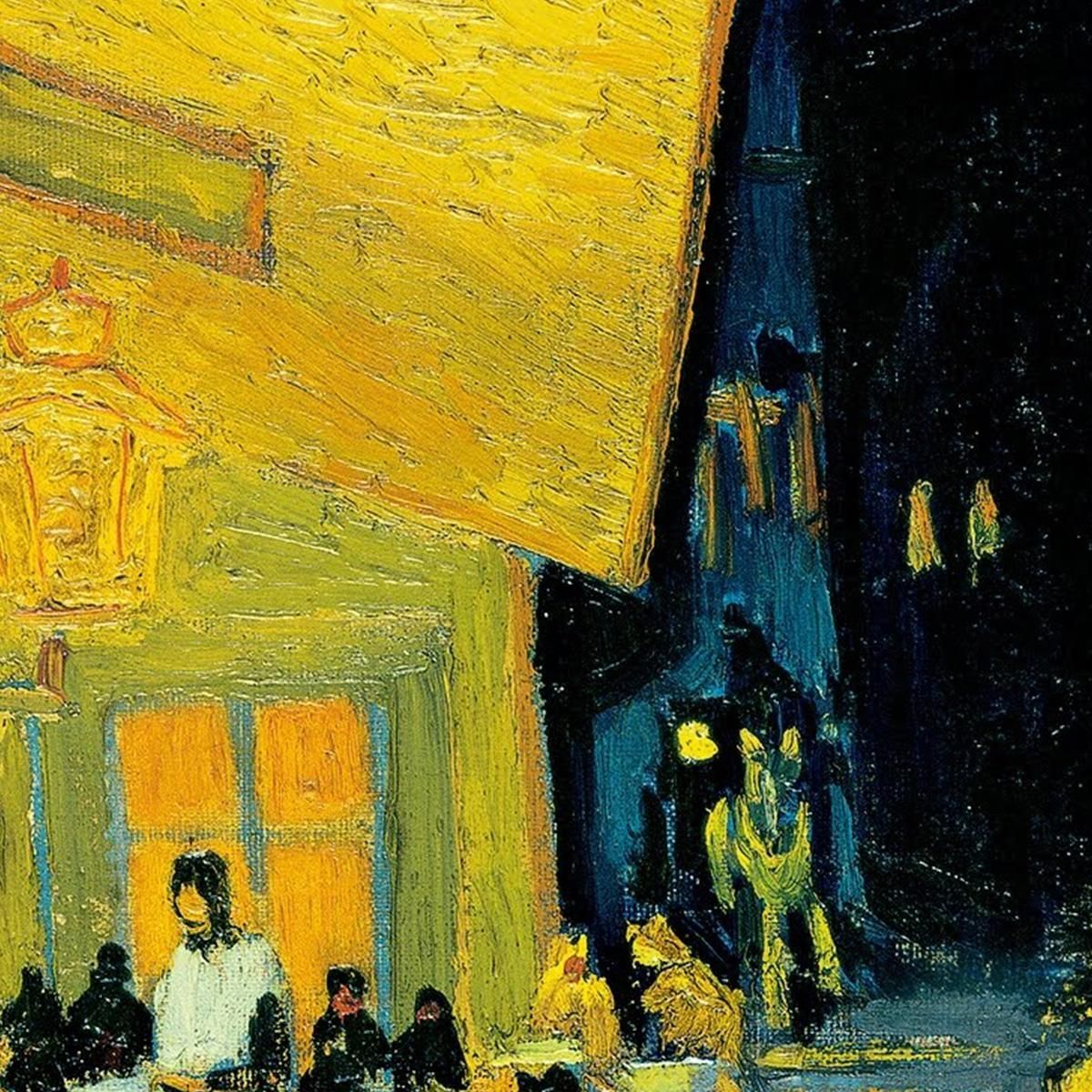 Terrazza Del Caffè Di Notte Vincent van Gogh vvg2 quadro stampa su tela