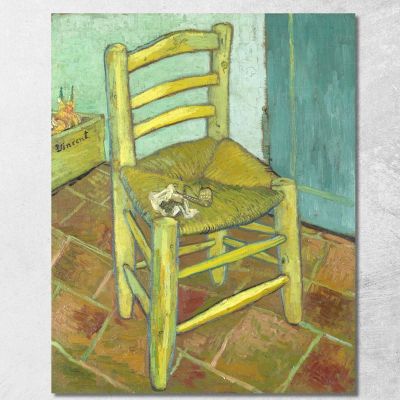 La Chaise Vincent van Gogh, vvg35 tableau impression sur toile