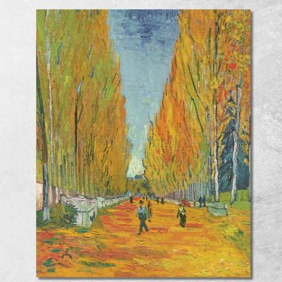 Les Alyscamps Vincent van Gogh, vvg85 tableau impression sur toile