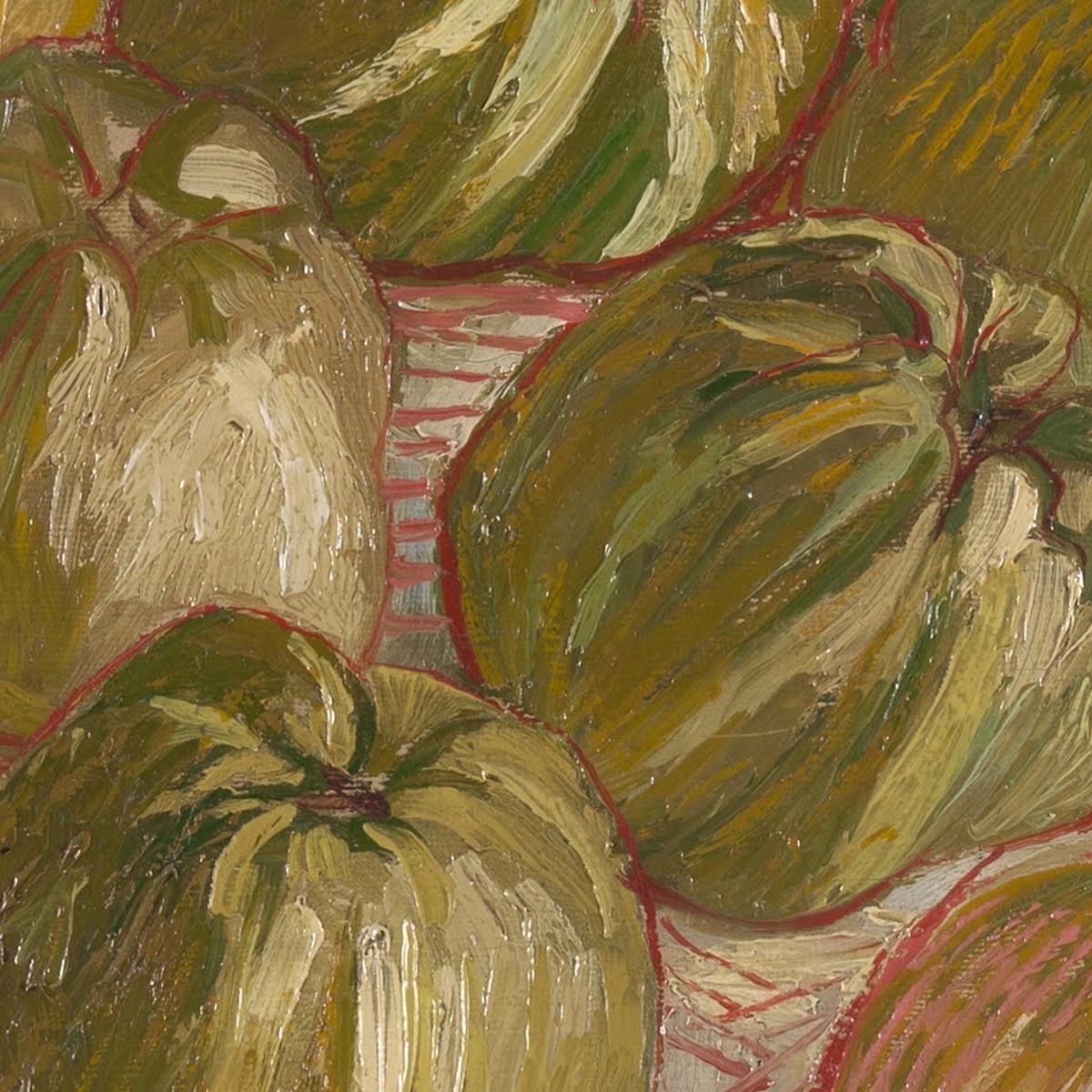 Natura Morta Con Cesto Di Mele Vincent van Gogh vvg98 quadro stampa su tela