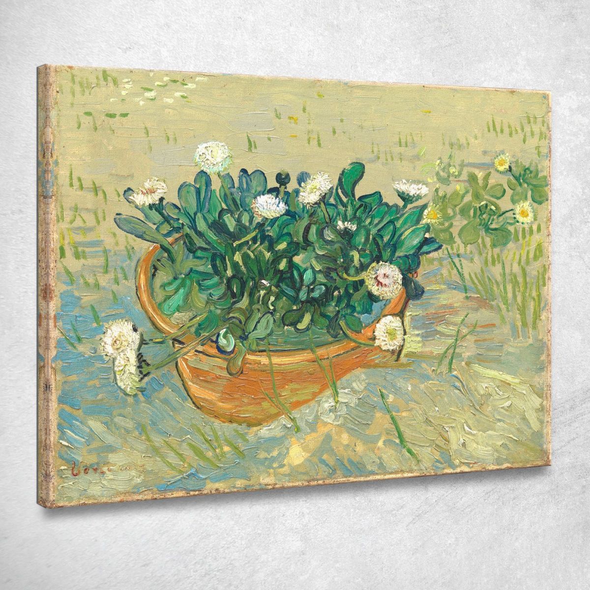 Margherite Di Arles Vincent van Gogh vvg110 quadro stampa su tela Margherite Di Arles Vincent van Gogh vvg110 quadro stampa su tela