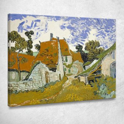 Strada Di Auvers-Sur-Oise Vincent van Gogh vvg165 quadro stampa su tela