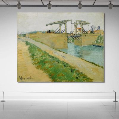 Il Ponte Di Langlois Ad Arles Vincent van Gogh vvg171 quadro stampa su tela