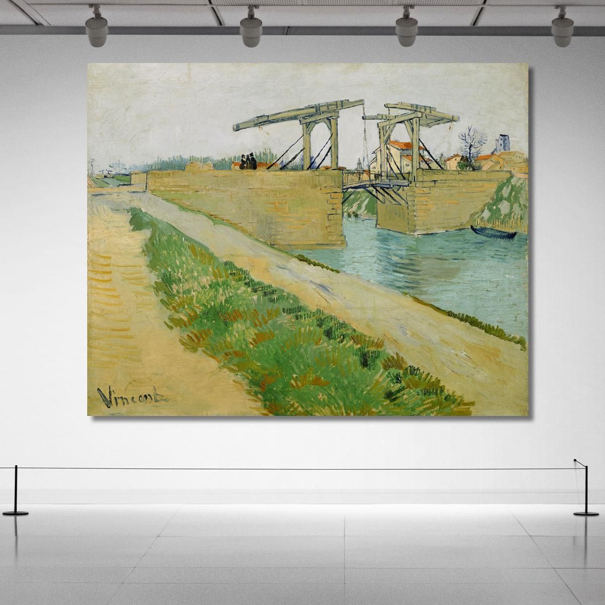 Il Ponte Di Langlois Ad Arles Vincent van Gogh vvg171 quadro stampa su tela