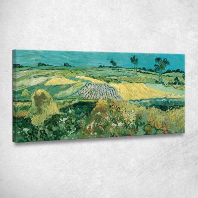 La Pianura Di Auvers Vincent van Gogh vvg173 quadro stampa su tela La Pianura Di Auvers Vincent van Gogh vvg173 quadro stampa su tela