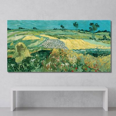 La Pianura Di Auvers Vincent van Gogh vvg173 quadro stampa su tela