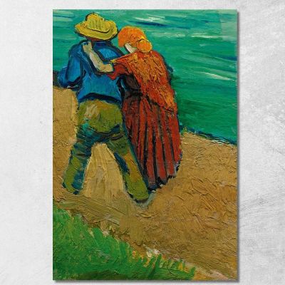 Ekloge In Der Provence Ein Liebespaar Vincent van Gogh, vvg205 drucken auf leinwand