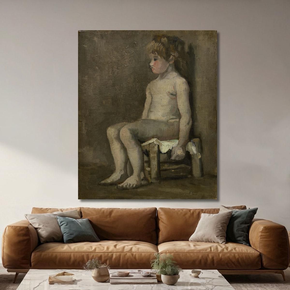 Nude Girl Seated Vincent van Gogh canvas print