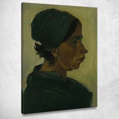 Testa Di Contadina Vincent van Gogh vvg255 quadro stampa su tela