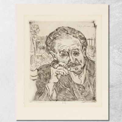 Retrato Del Dr. Gachet Vincent van Gogh, vvg264 cuadro en lienzo
