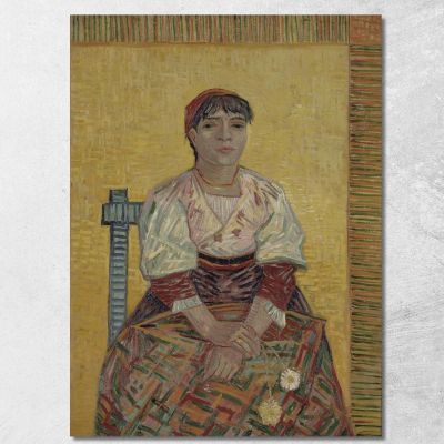 La Mujer Italiana Vincent van Gogh, vvg289 cuadro en lienzo
