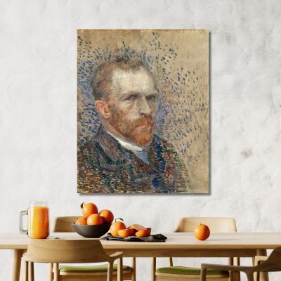 Auto Ritratto Vincent van Gogh vvg326 quadro stampa su tela