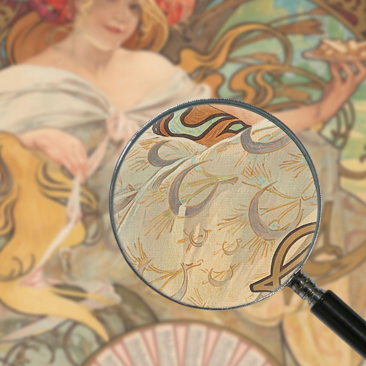 Biscotti Lefèvre-Utile Alphonse Mucha amu20 quadro stampa su tela