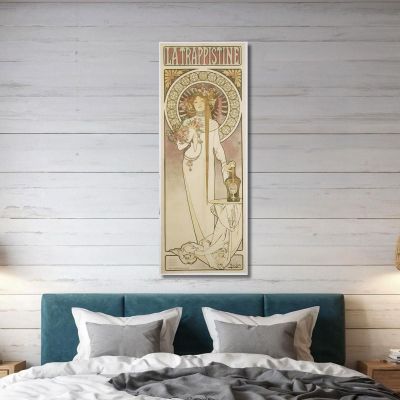 La Trappistine Alphonse Mucha amu64 quadro stampa su tela