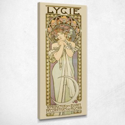 Licia Alphonse Mucha amu75 quadro stampa su tela