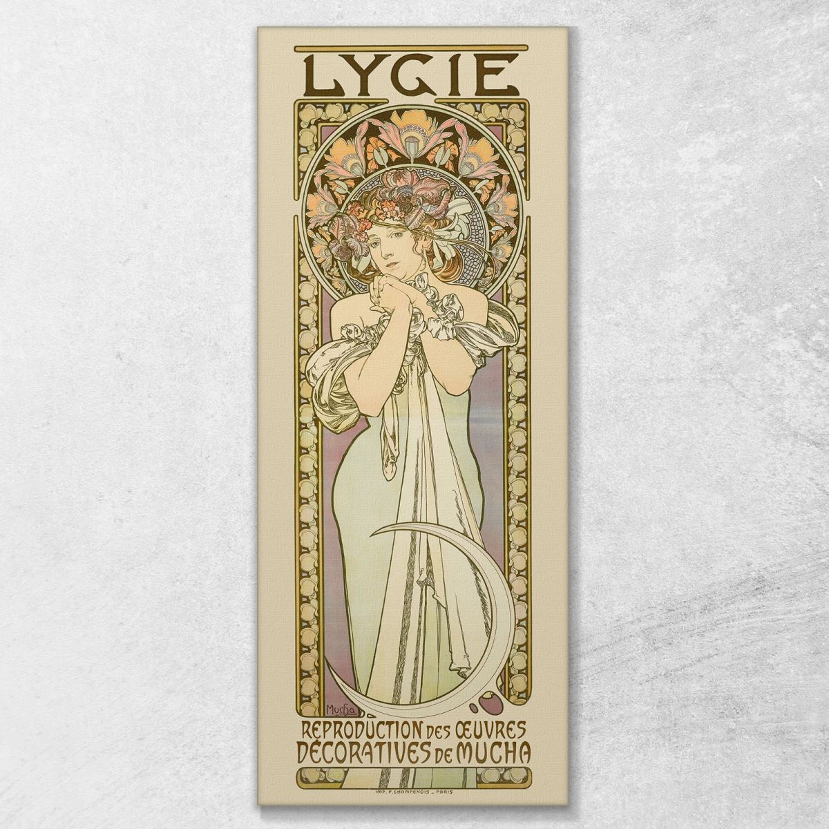 Licia Alphonse Mucha amu75 quadro stampa su tela