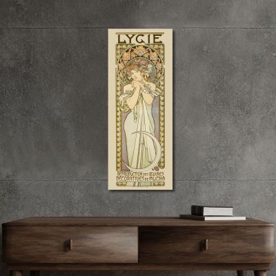 Licia Alphonse Mucha amu75 quadro stampa su tela