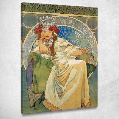 Principessa Giacinto 1911 Alphonse Mucha amu96 quadro stampa su tela