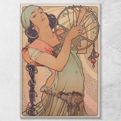 Salomè Alphonse Mucha amu102 quadro stampa su tela