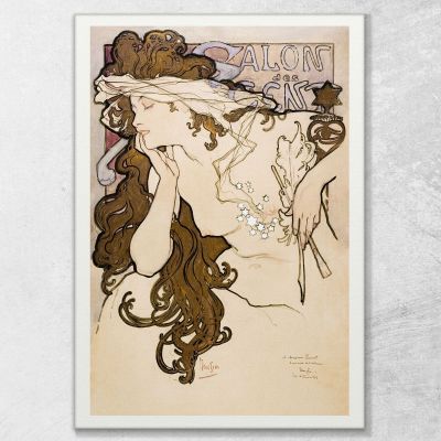 Salone Dei Cento Alphonse Mucha amu103 quadro stampa su tela