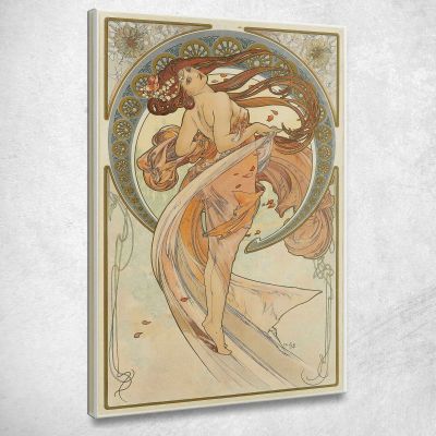 Le Arti 2 Alphonse Mucha amu115 quadro stampa su tela