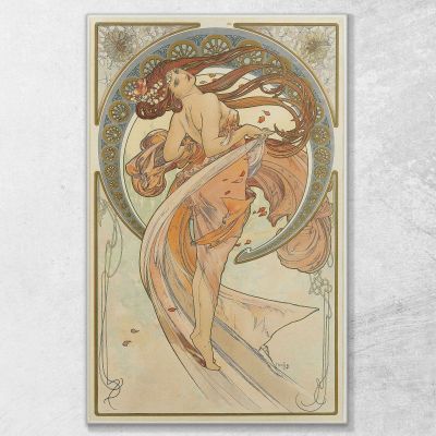 Le Arti 2 Alphonse Mucha amu115 quadro stampa su tela