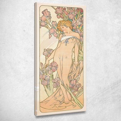 Il Loro È Alphonse Mucha amu119 quadro stampa su tela