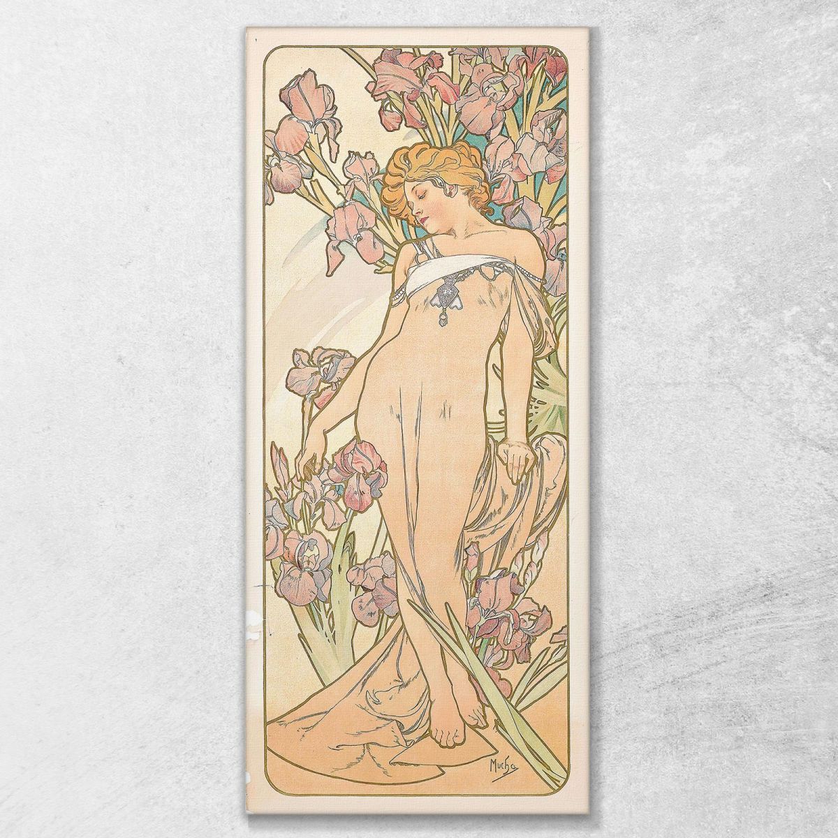 Il Loro È Alphonse Mucha amu119 quadro stampa su tela