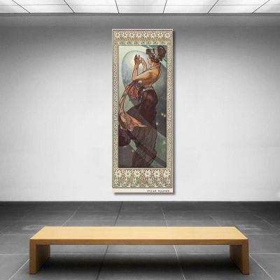 Stella Del Nord Alphonse Mucha amu127 quadro stampa su tela