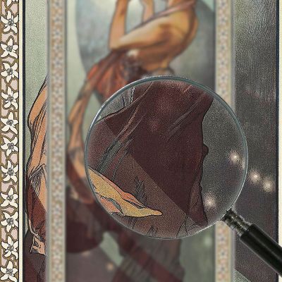 Stella Del Nord Alphonse Mucha amu127 quadro stampa su tela