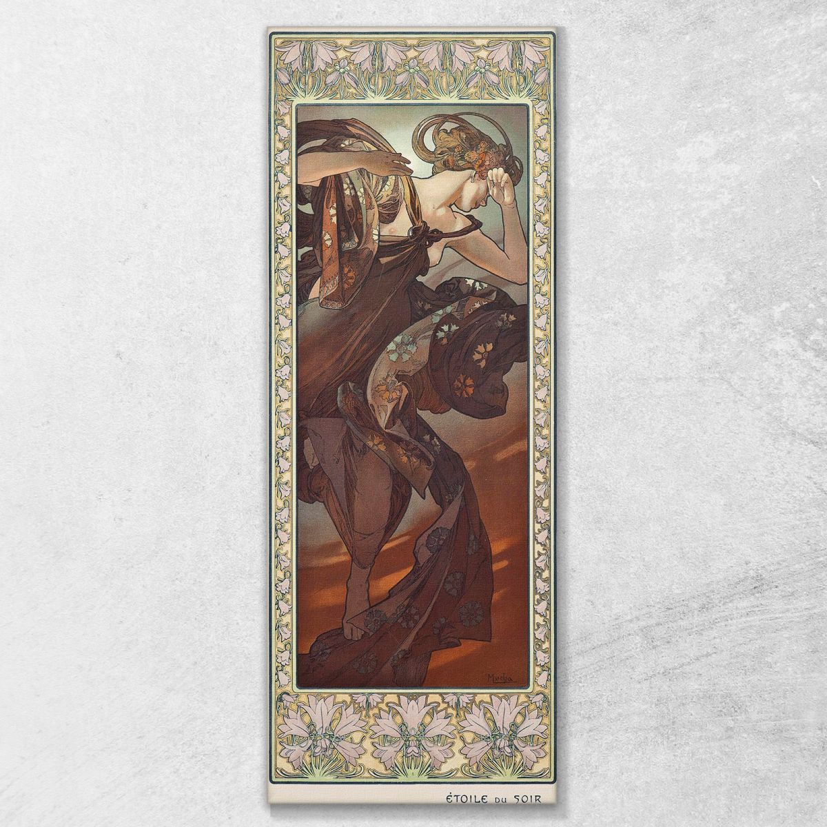 Stella Della Sera Alphonse Mucha amu141 quadro stampa su tela