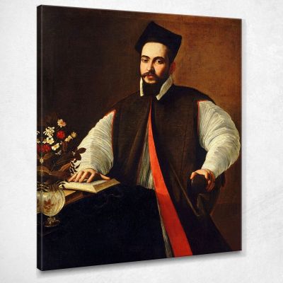 Ritratto Di Papa Urbano Viii Caravaggio crv25 quadro stampa su tela