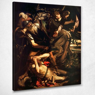 La Conversione Di San Paolo Caravaggio crv43 quadro stampa su tela