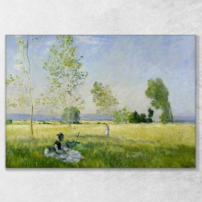 Tenuta Prato A Bezons 1874 Claude Monet mnt11 quadro stampa su tela