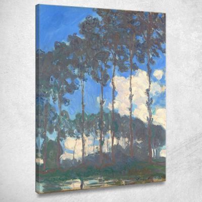 Pioppi Sull'Epte Claude Monet mnt19 quadro stampa su tela