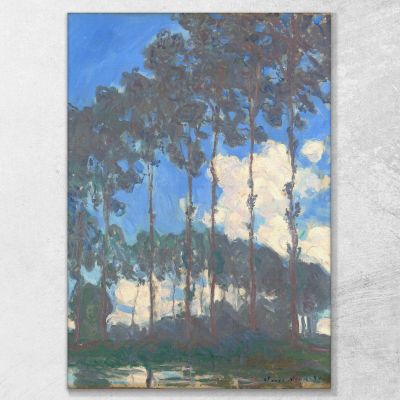 Pioppi Sull'Epte Claude Monet mnt19 quadro stampa su tela