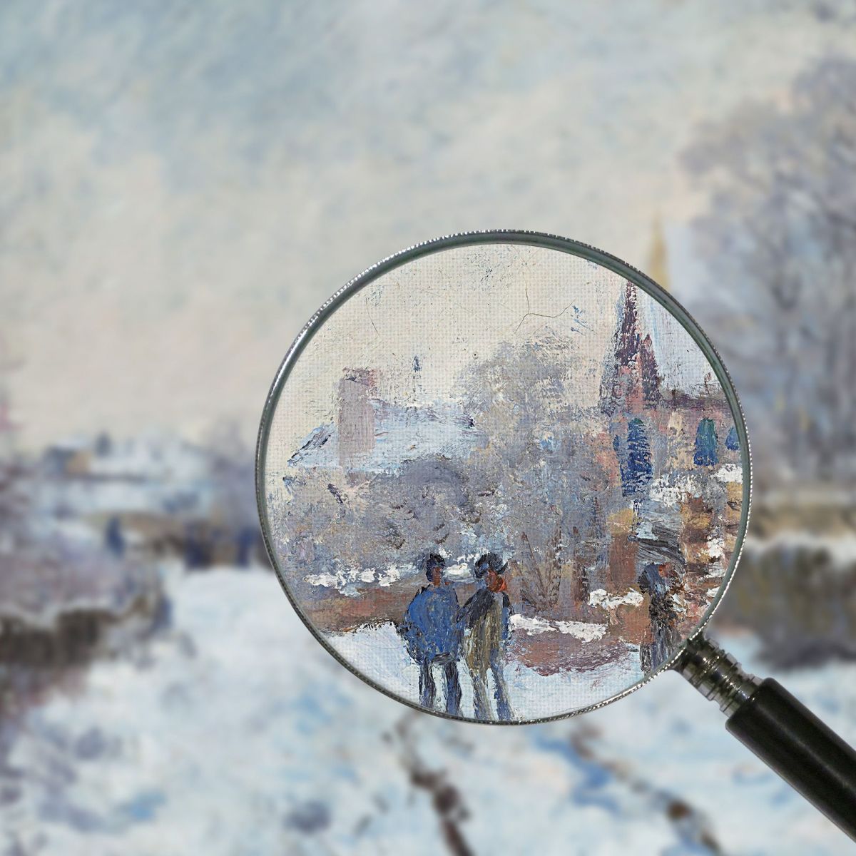 Scena Della Neve Ad Argenteuil Claude Monet mnt20 quadro stampa su tela