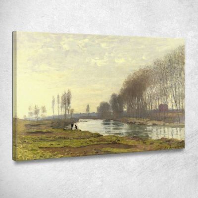 I Petit Bras Della Senna Ad Argenteuil Claude Monet mnt21 quadro stampa su tela