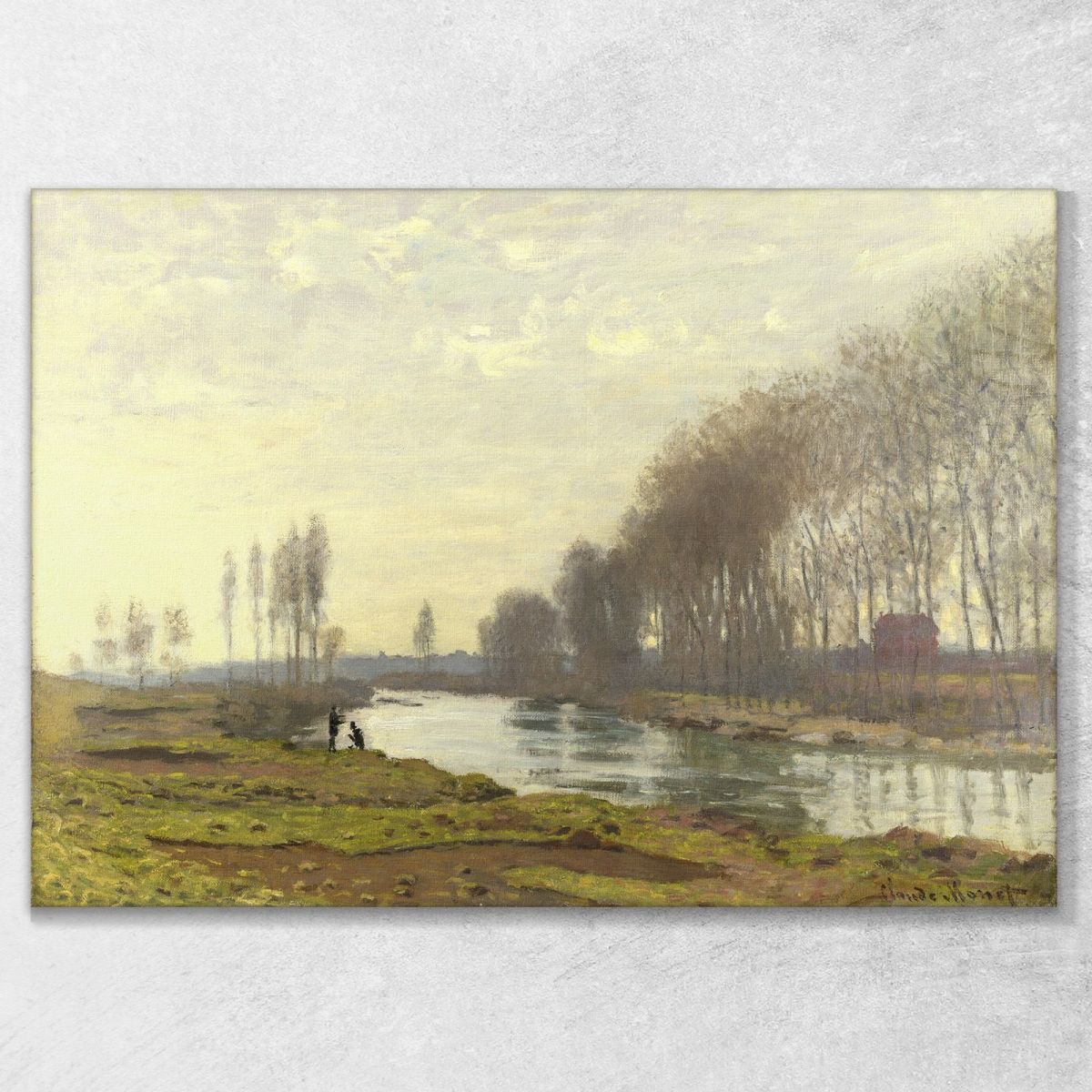 I Petit Bras Della Senna Ad Argenteuil Claude Monet mnt21 quadro stampa su tela