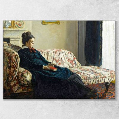 Meditation Madame Claude Monet, mnt40 drucken auf leinwand