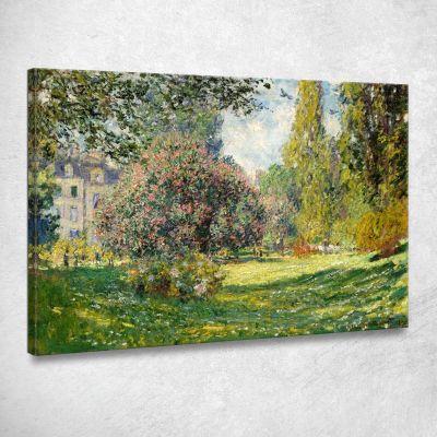 Parco Monceau Parigi 1876 Claude Monet mnt42 quadro stampa su tela
