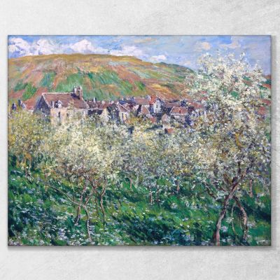 Susini In Fiore A Vetheuil 1879 Claude Monet mnt44 quadro stampa su tela