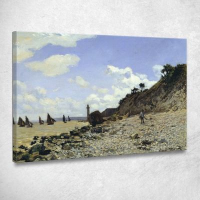 Spiaggia Di Honfleur 1865 Claude Monet mnt66 quadro stampa su tela