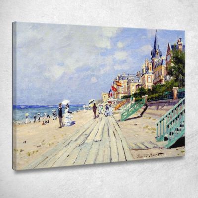 Il Lungomare Di Trouville 1970 Claude Monet mnt67 quadro stampa su tela