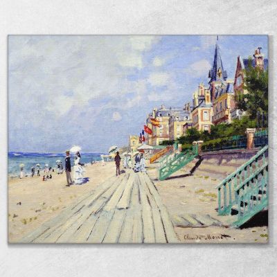 Il Lungomare Di Trouville 1970 Claude Monet mnt67 quadro stampa su tela