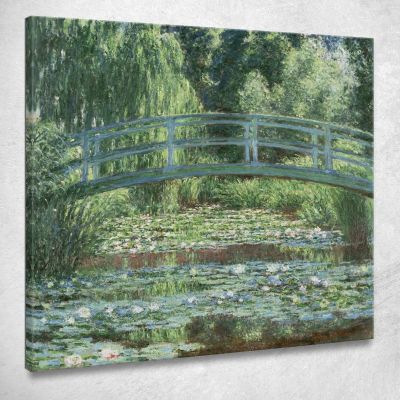 La Passerella Giapponese E La Vasca Delle Ninfee Claude Monet mnt70 quadro stampa su tela