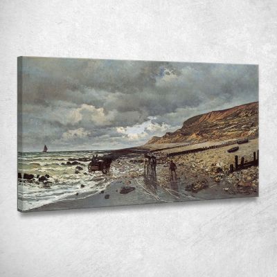 Il Promontorio Dell'Heve Con La Bassa Marea 1865 Claude Monet mnt76 quadro stampa su tela